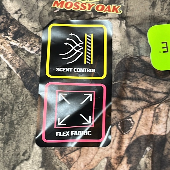 NEW L Mossy Oak Country DNA Long Slv Tee CAMO shirt scent ctrl UPF 30 wicking L - Picture 3 of 16